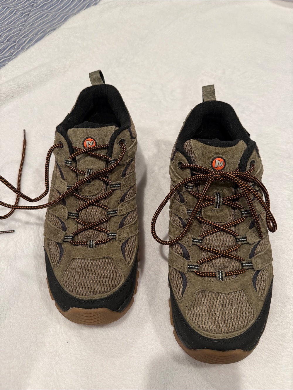 Merrell Men's Olive Green and Black Trail Runners